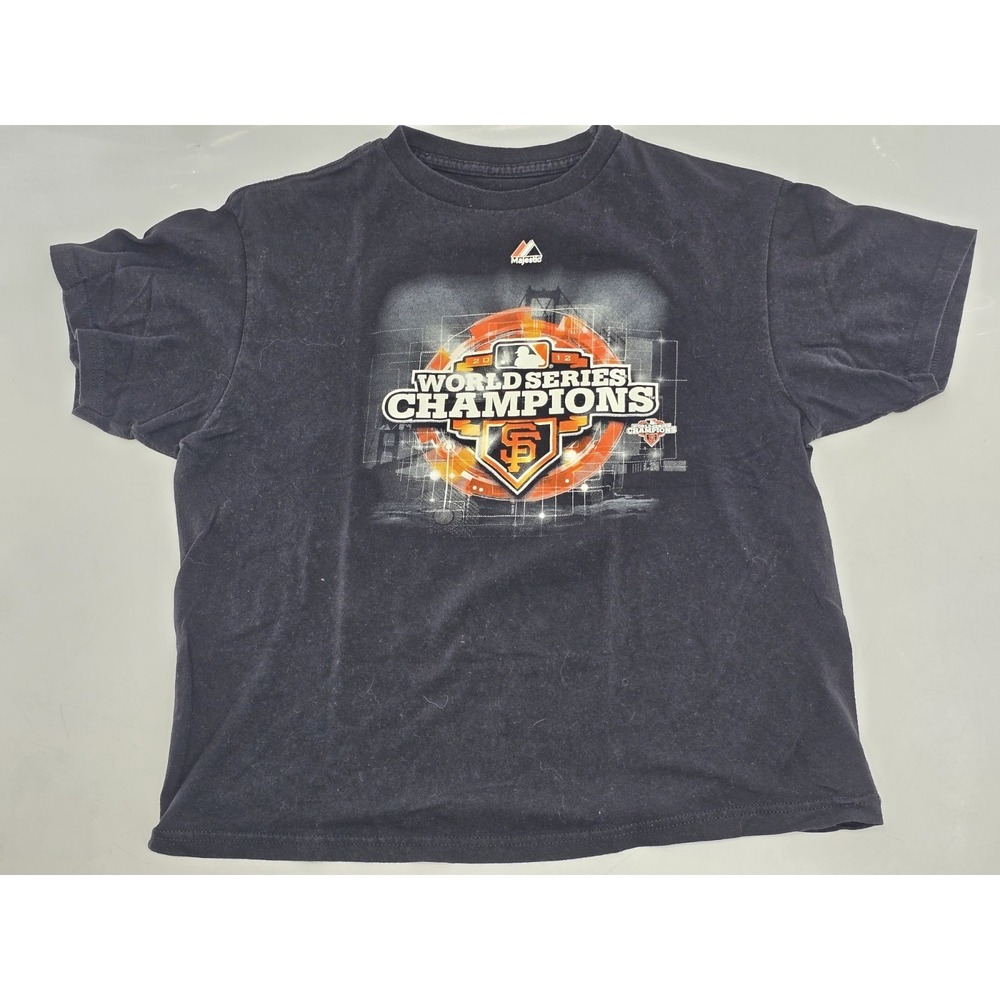 Vintage San Francisco Giants 2012 World Series‎ T Shirt SZ L Rare! MLB Majestic